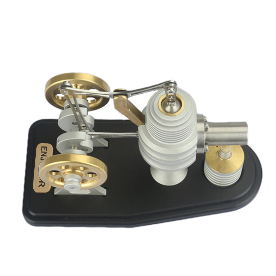 ENJOMOR Metal Balance Hot Air Stirling Engine Model Educational Toys & Gifts enginediyshop