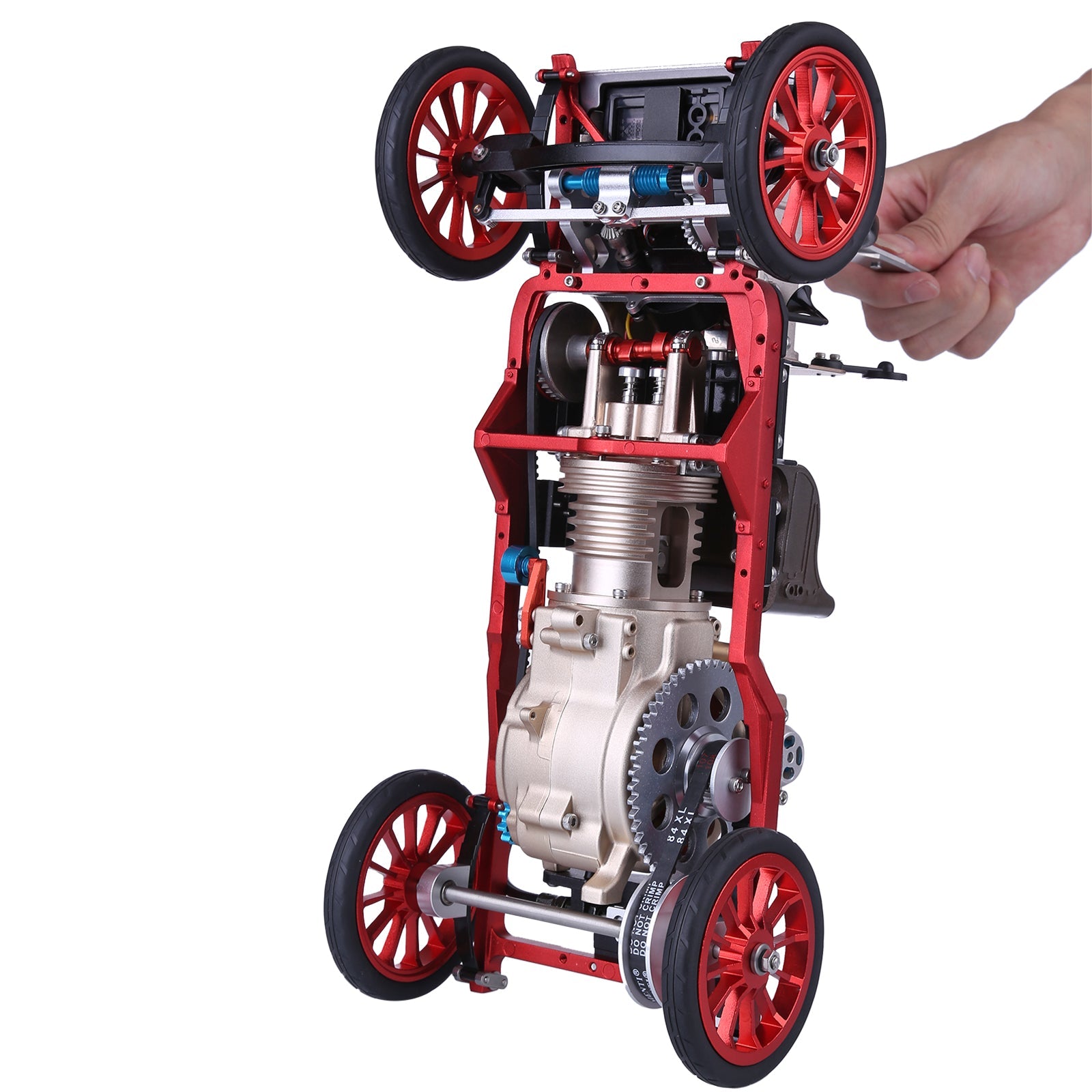 Teching Mini Electric Single-cylinder Engine Vintage Classic Car DIY ...
