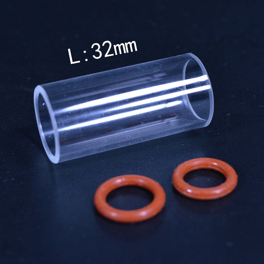 Glass Air Cylinder Sleeve & O-Sealing Rings Suitable for Vertical Steam Engine Model with Spherical Boiler Kit enginediyshop