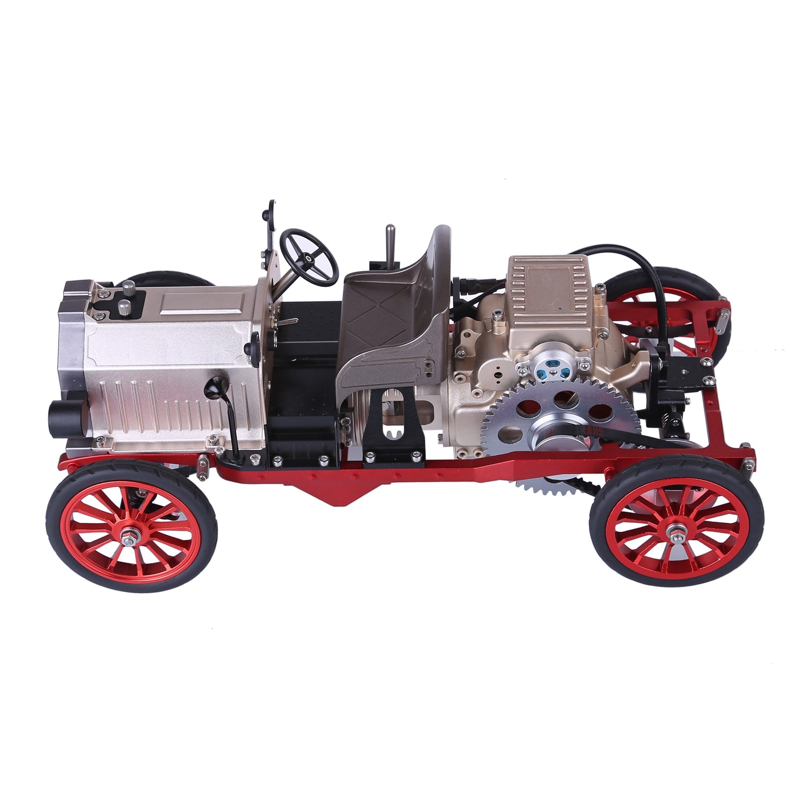 Teching Mini Electric Single-cylinder Engine Vintage Classic Car DIY ...