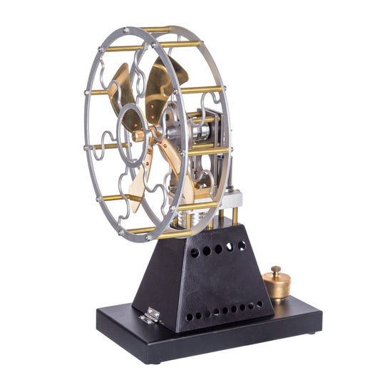 Thermal Power Stove Fan Vintage Stirling Engine Physics Science Experiment Energy Education Tool