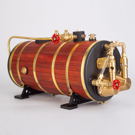 KACIO WS100XL 1000mL Horizontal Steam Boiler for Model Ship Steam Engine