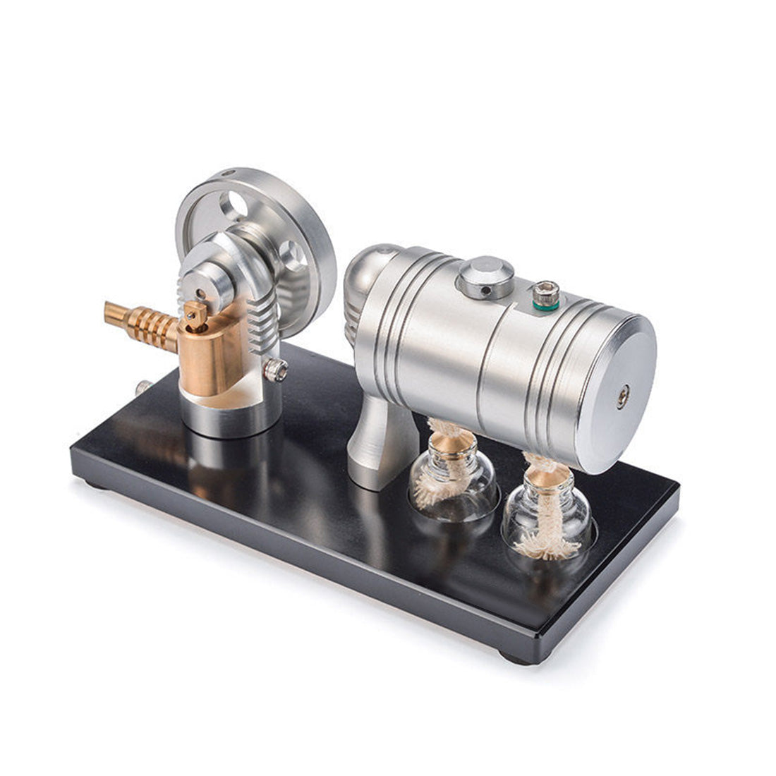 Mini Steam Engine Model with Heating Boiler and Alcohol Lamp ...