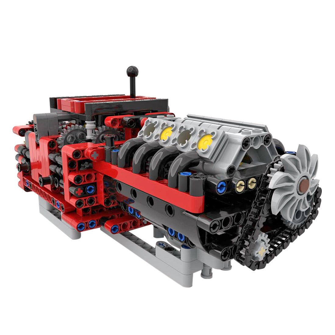 GTE Manual 8 Speed Gearbox Model Building Blocks Set MOC-79482--685PCS ...