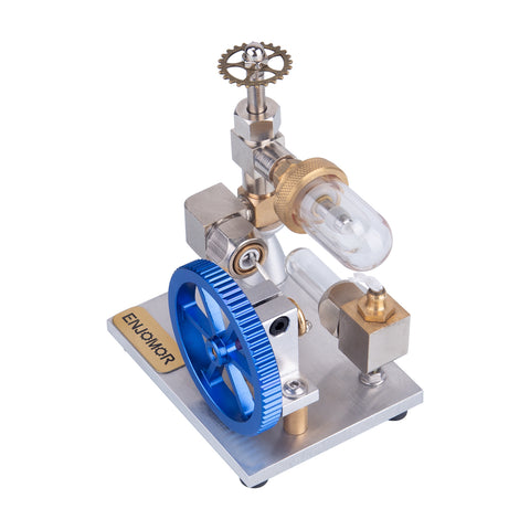 ENJOMOR Mini Vertical Flywheel Stirling Engine Model with Adjustable Speed Educational Toys&Gifts enginediyshop