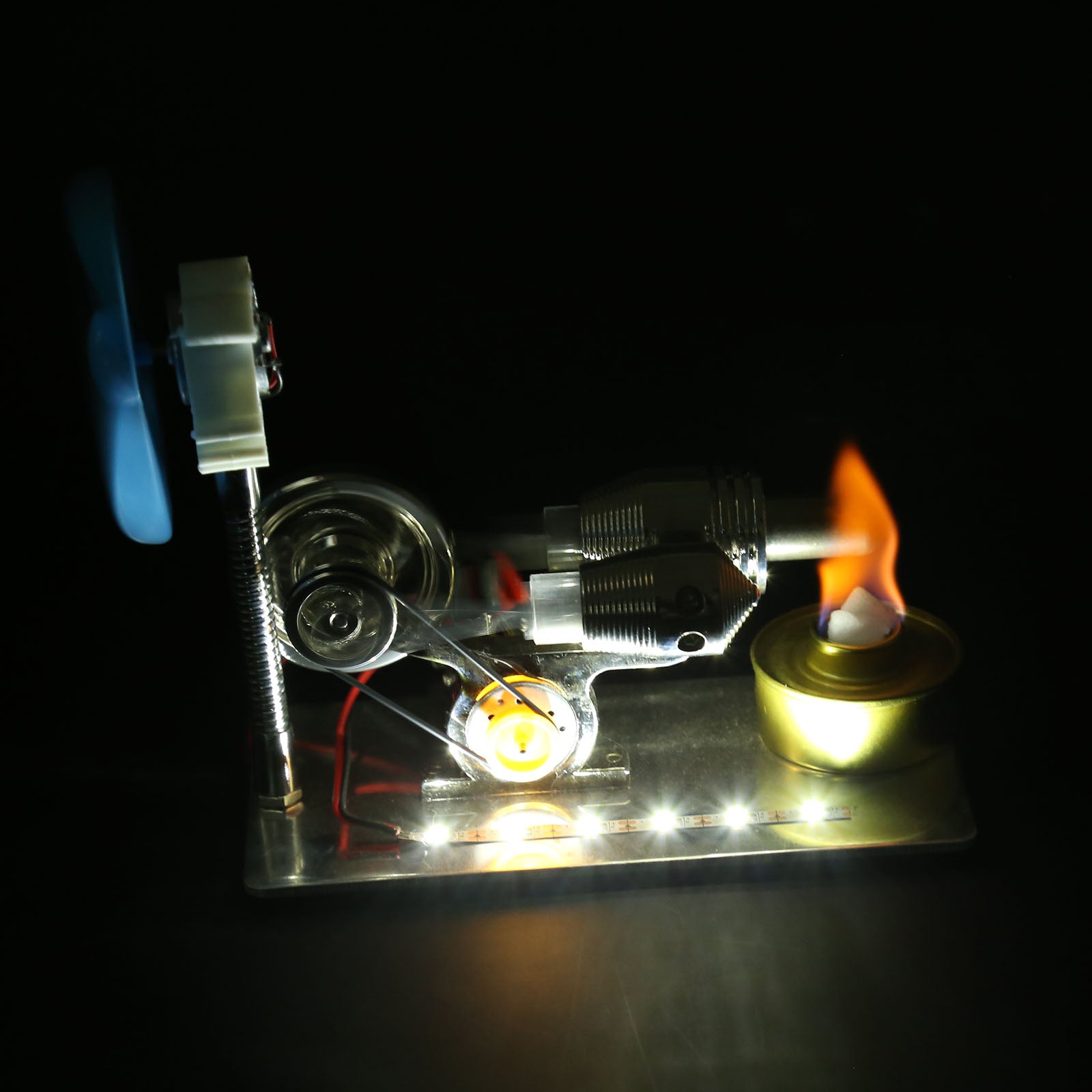 ENJOMOR γ-Type Stirling Engine Generator Model Science Experiment Educ ...