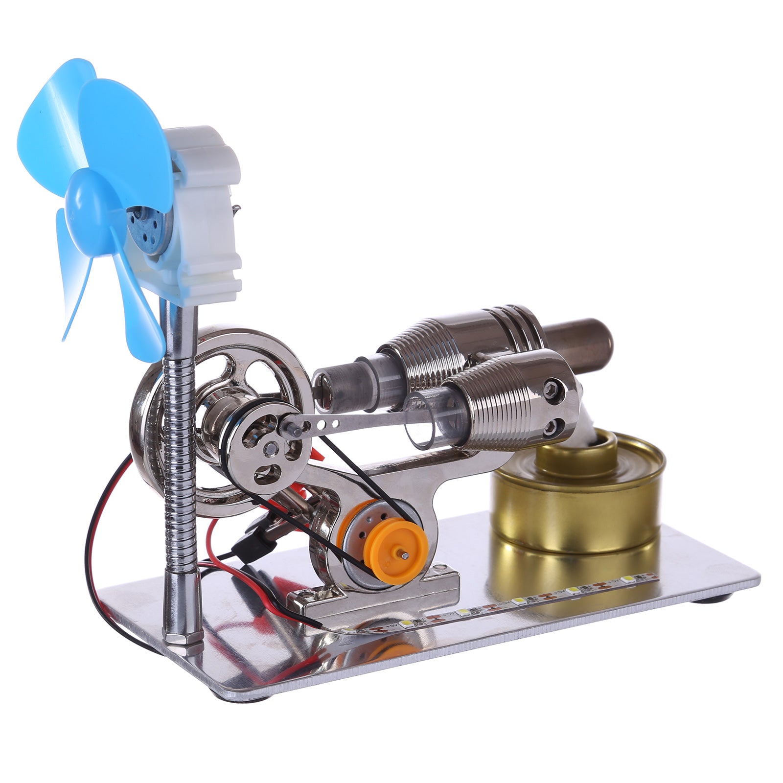 ENJOMOR γ-Type Stirling Engine Generator Model Science Experiment Educ ...