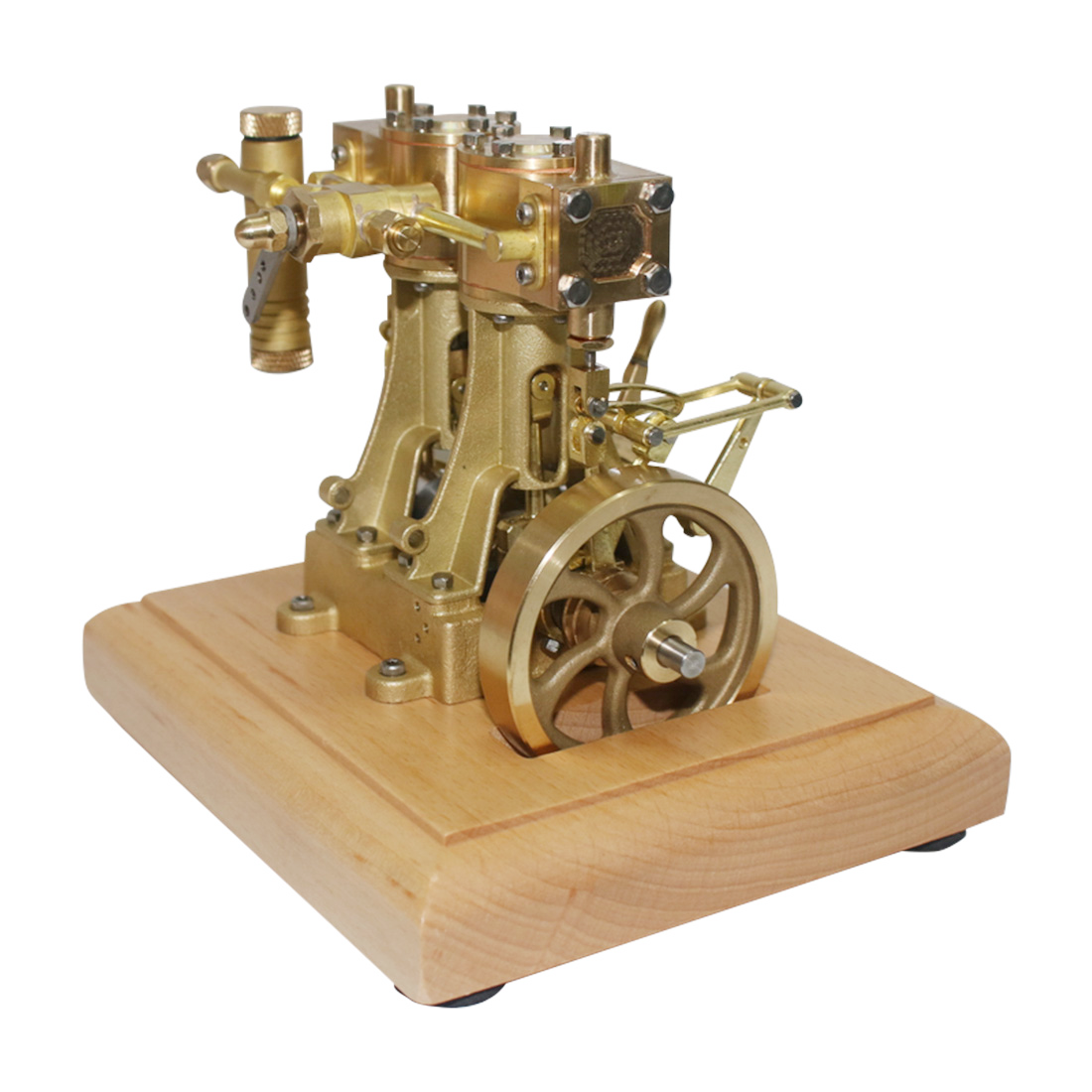 M30B 3.7CC Mini Retro Vertical Double-cylinder Reciprocating Double-ac ...
